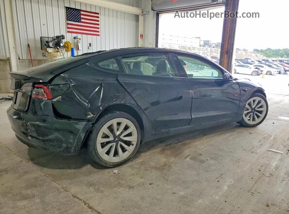 5YJ3E1EA9PF449792 2023 TESLA MODEL Black Trasero derecho