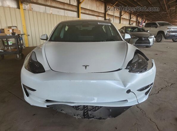 5YJ3E1EA9PF598249 2023 TESLA MODEL White Vista frontal