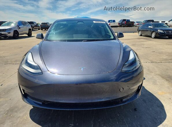 5YJ3E1EA9PF672074 2023 TESLA MODEL Gray Vista frontal