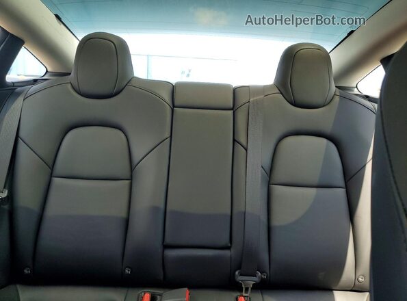 5YJ3E1EA9PF696844 2023 TESLA MODEL Серый Вид задних сидений
