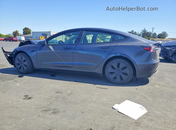 5YJ3E1EA9SF001691 2025 TESLA MODEL Charcoal Tył lewy
