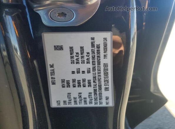 5YJ3E1EA9SF001691 2025 TESLA MODEL Charcoal Widok komory silnika