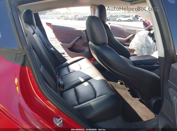 5YJ3E1EAXJF053359 2018 TESLA MODEL 3 Красный Вид наклейки с VIN-кодом