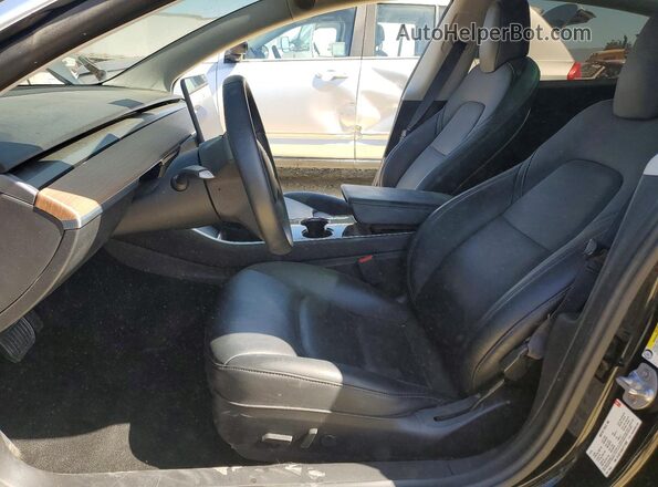 5YJ3E1EAXJF171802 2018 TESLA MODEL Black Vista interior delantera