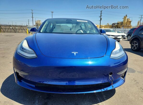 5YJ3E1EAXLF615151 2020 TESLA MODEL Blue Вид спереду