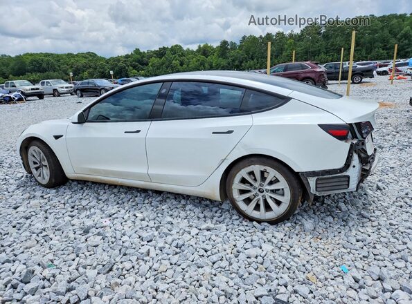 5YJ3E1EAXMF017787 2021 TESLA MODEL White Հետևի ձախ