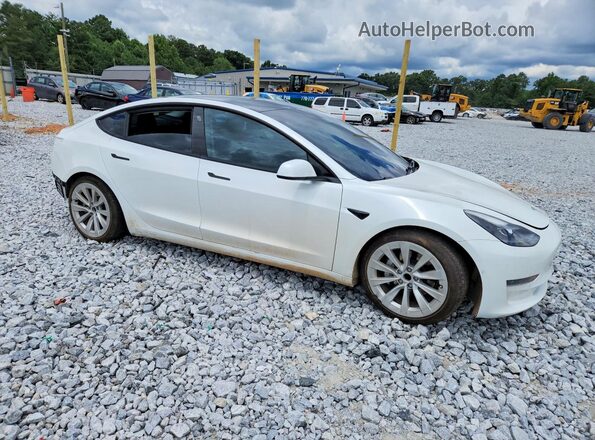 5YJ3E1EAXMF017787 2021 TESLA MODEL White Առջևի աջ