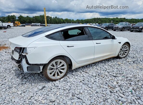 5YJ3E1EAXMF017787 2021 TESLA MODEL White Հետևի աջ