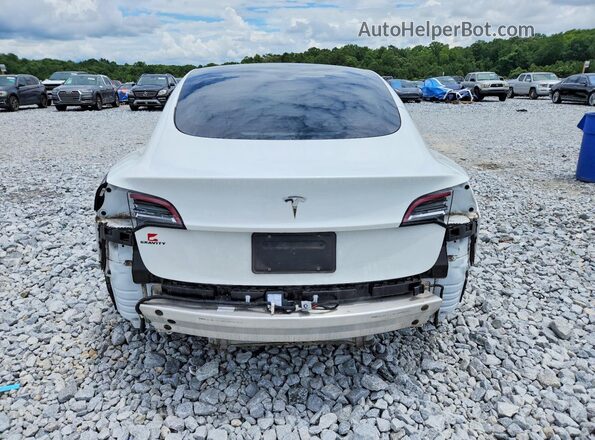 5YJ3E1EAXMF017787 2021 TESLA MODEL White Հետևի տեսք