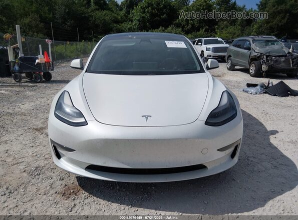 5YJ3E1EAXMF048781 2021 TESLA MODEL 3 White წინა პანელის ხედი