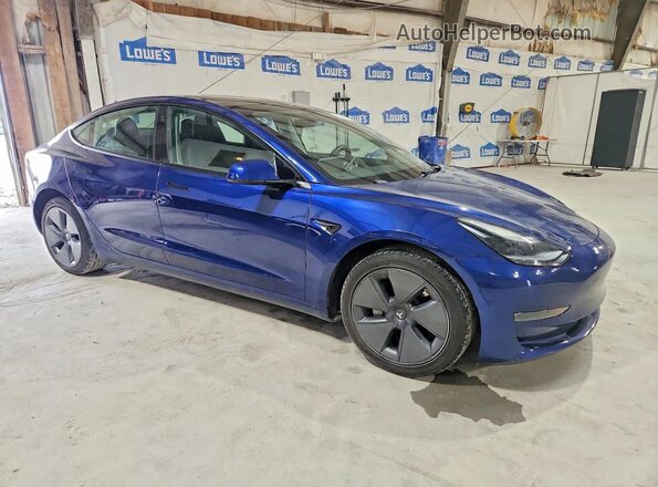 5YJ3E1EAXPF460381 2023 TESLA MODEL Blue Առջևի աջ