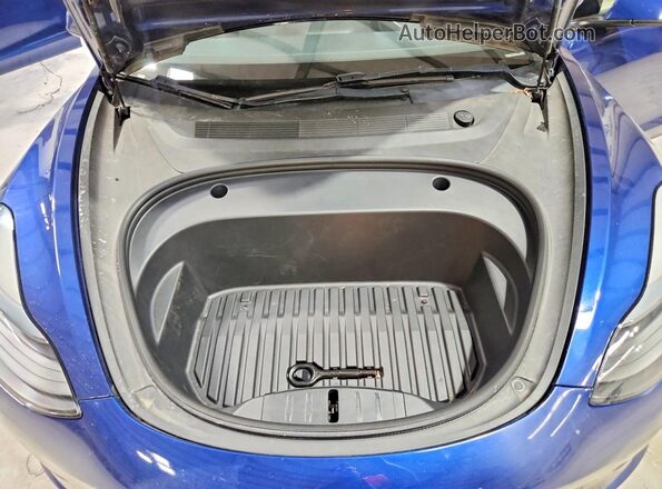 5YJ3E1EAXPF460381 2023 TESLA MODEL Blue Սալոնի հետևի տեսք