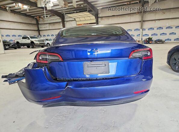 5YJ3E1EAXPF460381 2023 TESLA MODEL Blue Հետևի տեսք
