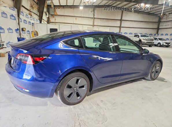 5YJ3E1EAXPF460381 2023 TESLA MODEL Blue Հետևի աջ