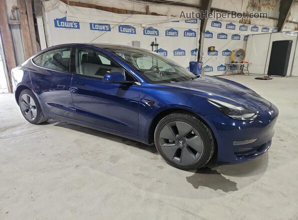 5YJ3E1EAXPF460381 2023 TESLA MODEL Blue 