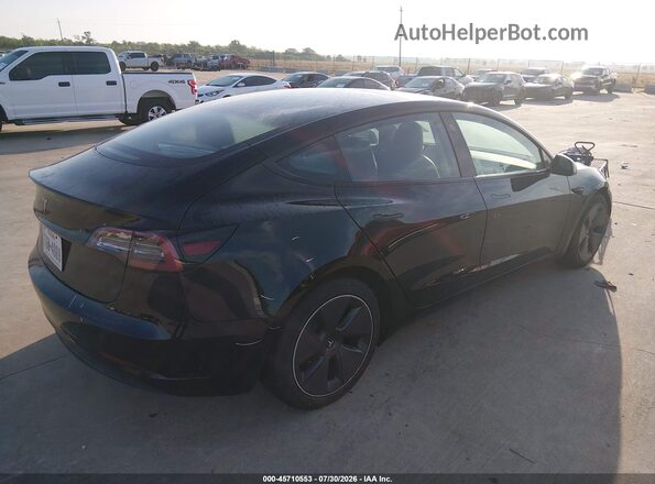 5YJ3E1EAXPF588247 2023 TESLA MODEL 3 Black Задня права чверть