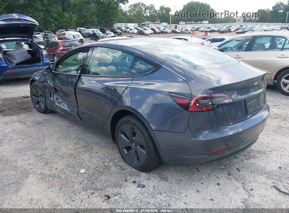 5YJ3E1EAXPF627175 2023 TESLA MODEL 3 Gray Rear left