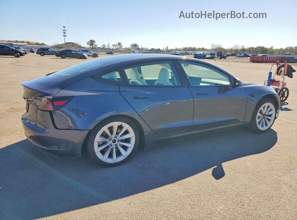 5YJ3E1EAXPF641027 2023 TESLA MODEL Charcoal Trasero derecho