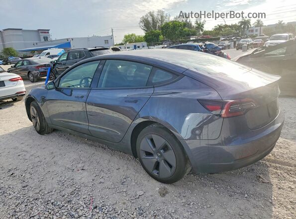 5YJ3E1EAXPF672312 2023 TESLA MODEL Серый Задняя левая четверть