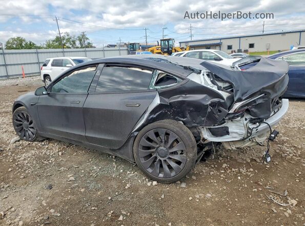 5YJ3E1EAXRF830540 2024 TESLA MODEL Черный Задняя левая четверть