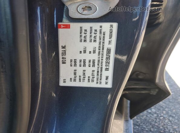 5YJ3E1EB0JF066081 2018 TESLA MODEL Gray Engine compartment view