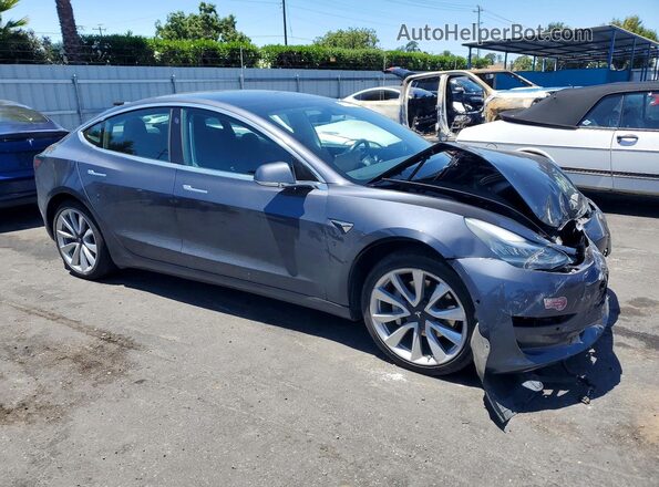 5YJ3E1EB0KF429545 2019 TESLA MODEL Charcoal Առջևի աջ