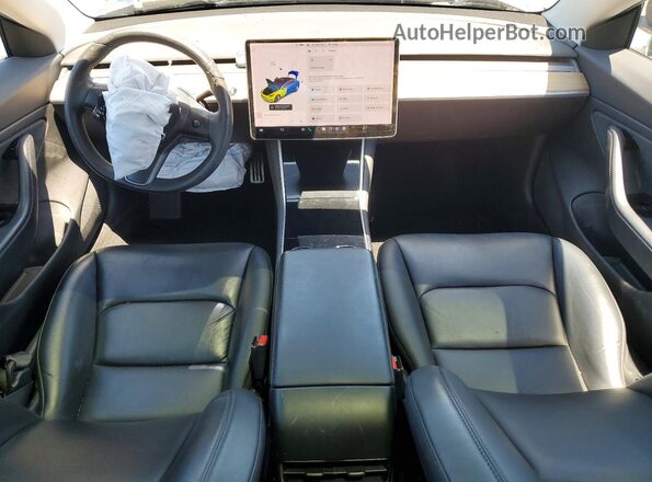 5YJ3E1EB0KF429545 2019 TESLA MODEL Charcoal Առջևի վահանակի տեսք