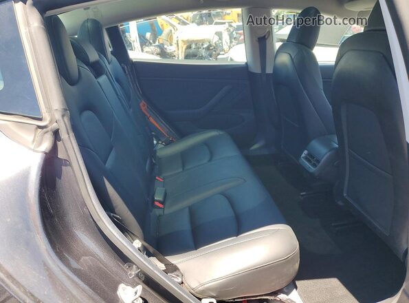 5YJ3E1EB0KF429545 2019 TESLA MODEL Charcoal Հետևի նստատեղերի տեսք