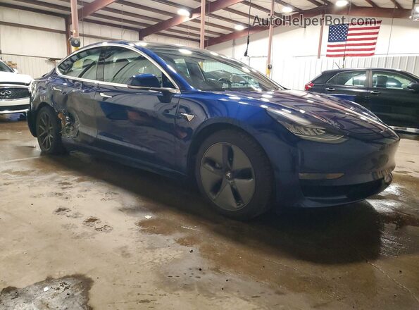 5YJ3E1EB0KF437340 2019 TESLA MODEL Blue Առջևի աջ