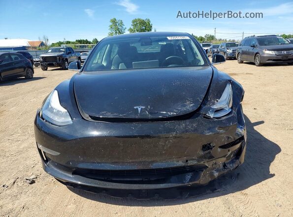 5YJ3E1EB0LF599485 2020 TESLA MODEL Black Вид спереду