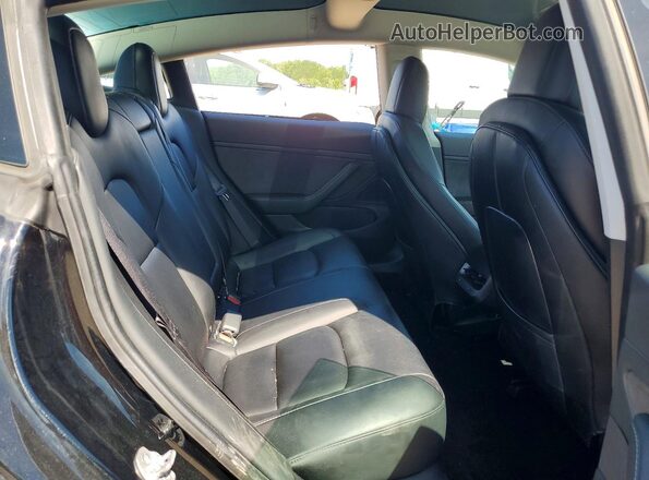 5YJ3E1EB0LF599485 2020 TESLA MODEL Black Вид задніх сидінь