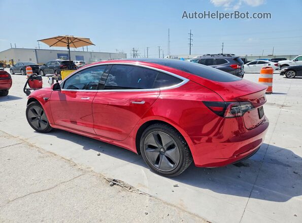 5YJ3E1EB0LF646644 2020 TESLA MODEL Red Հետևի ձախ