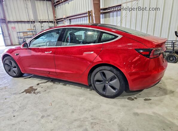 5YJ3E1EB0LF664190 2020 TESLA MODEL Красный Задняя левая четверть