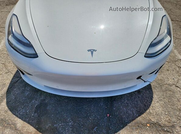 5YJ3E1EB0LF790808 2020 TESLA MODEL Белый Вид задней части салона