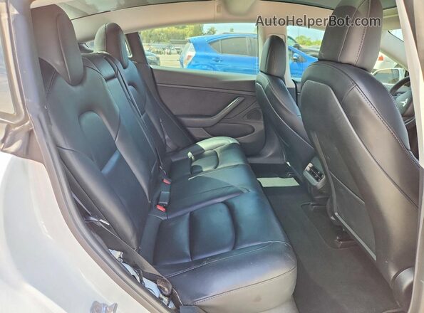 5YJ3E1EB0LF790808 2020 TESLA MODEL Белый Вид задних сидений