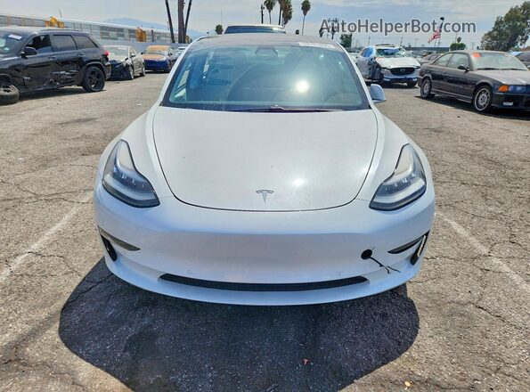 5YJ3E1EB0LF790808 2020 TESLA MODEL Белый Вид спереди