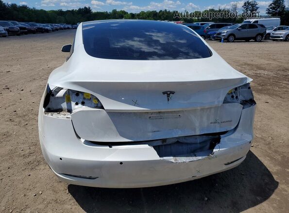 5YJ3E1EB0MF047907 2021 TESLA MODEL White Vista trasera