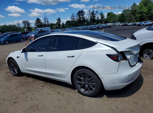 5YJ3E1EB0MF047907 2021 TESLA MODEL White Trasero izquierdo