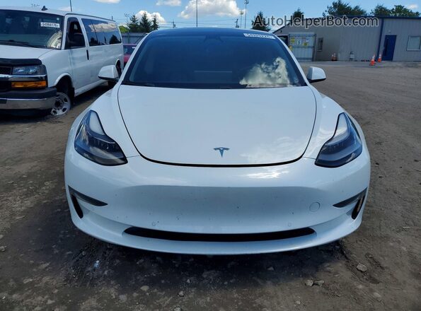 5YJ3E1EB0MF047907 2021 TESLA MODEL White Vista frontal