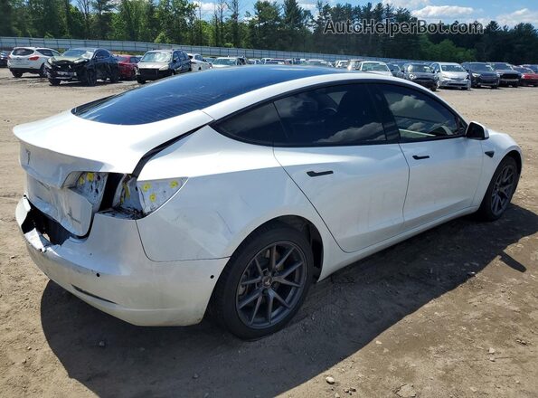5YJ3E1EB0MF047907 2021 TESLA MODEL White Trasero derecho