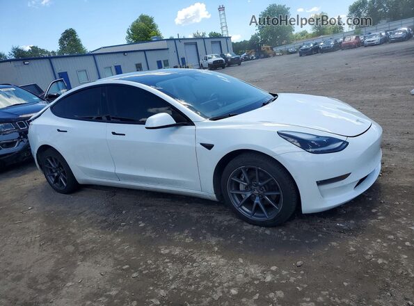 5YJ3E1EB0MF047907 2021 TESLA MODEL White Delantero derecho
