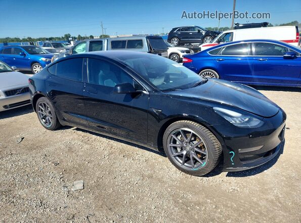 5YJ3E1EB0MF858624 2021 TESLA MODEL Black Front right