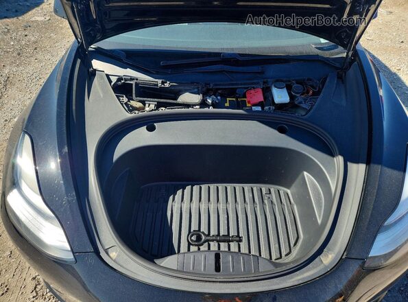 5YJ3E1EB0MF858624 2021 TESLA MODEL Black Rear interior view