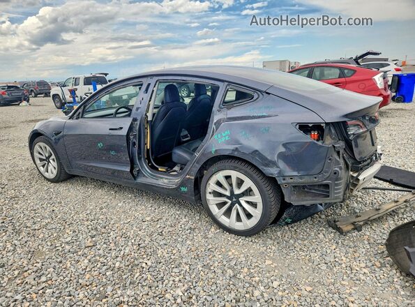 5YJ3E1EB0MF859580 2021 TESLA MODEL Серый Задняя левая четверть