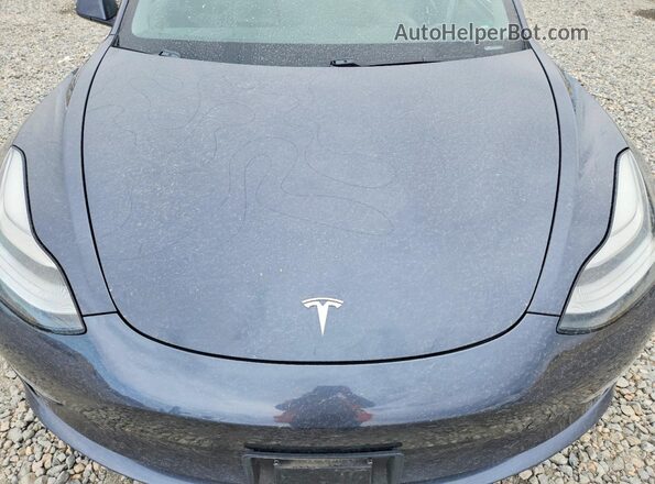 5YJ3E1EB0MF859580 2021 TESLA MODEL Серый Вид задней части салона