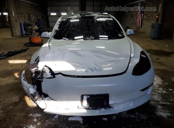 5YJ3E1EB0MF860325 2021 TESLA MODEL Белый Вид спереди