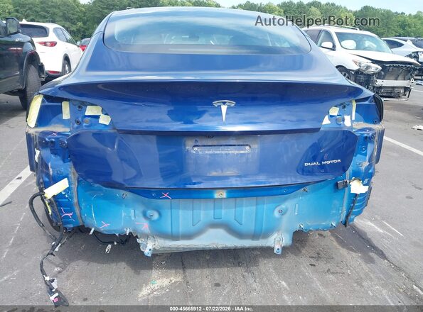 5YJ3E1EB0MF974129 2021 TESLA MODEL 3 Синий Вид спереди