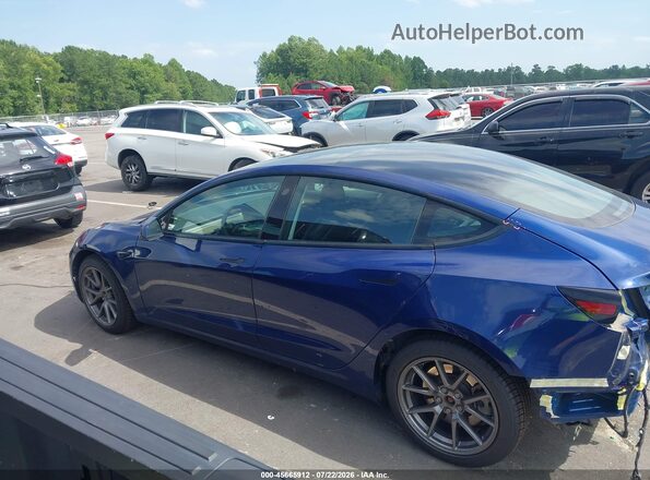 5YJ3E1EB0MF974129 2021 TESLA MODEL 3 Синий Панорамный вид салона 360°