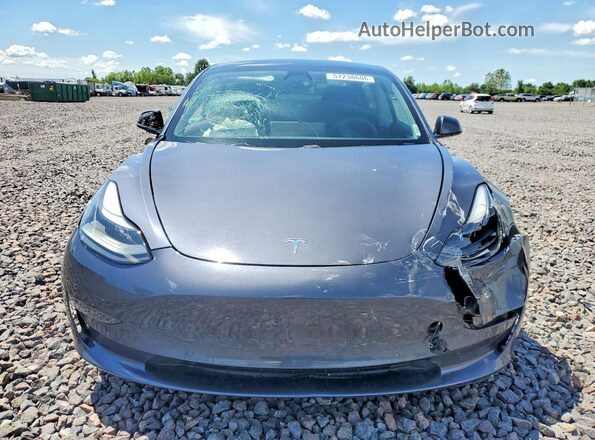 5YJ3E1EB0MF983543 2021 TESLA MODEL Серый Вид спереди