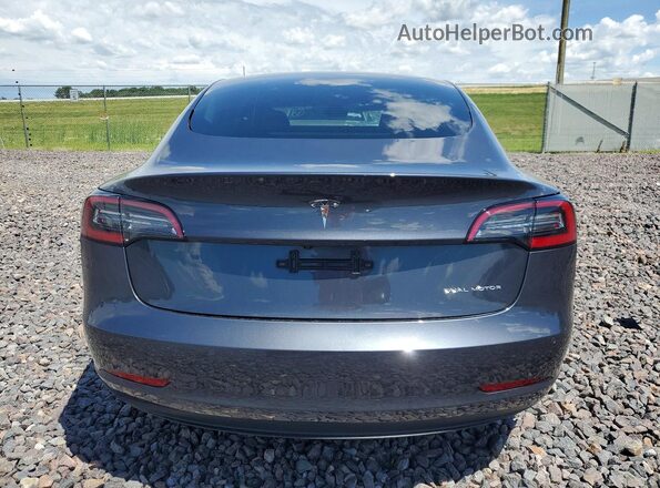 5YJ3E1EB0MF983543 2021 TESLA MODEL Серый Вид сзади